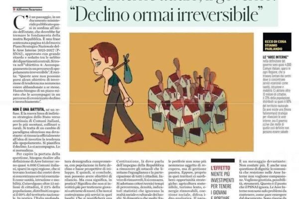 AREE INTERNE: NON CI STIAMO