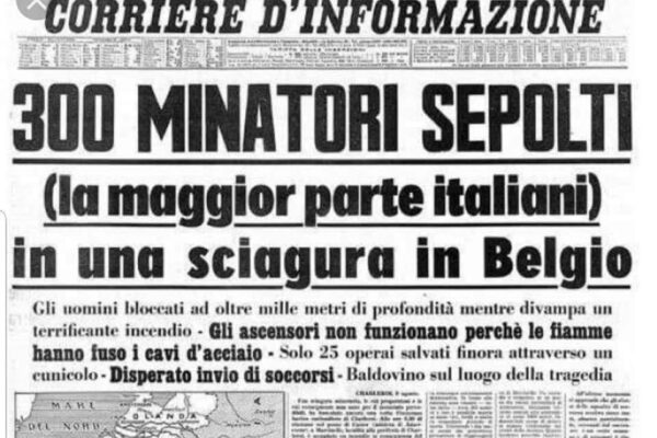 08 agosto 1965 Marcinelle quando i migranti eravamo noi