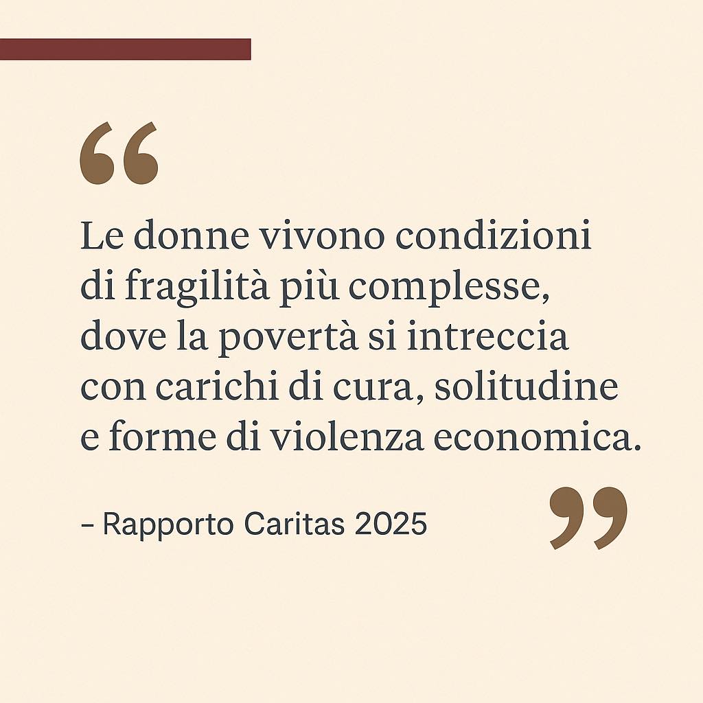 Al momento stai visualizzando Rapporto Caritas 2025: la povertà è strutturale – e colpisce in modo diseguale