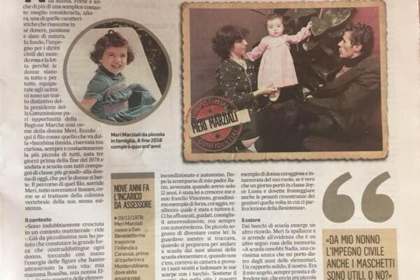 Dal matriarcato alla lotta per le donne- Intervista al corriere adriatico