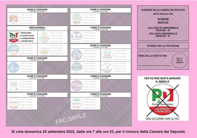 Al momento stai visualizzando 25 settembre COME VOTARE