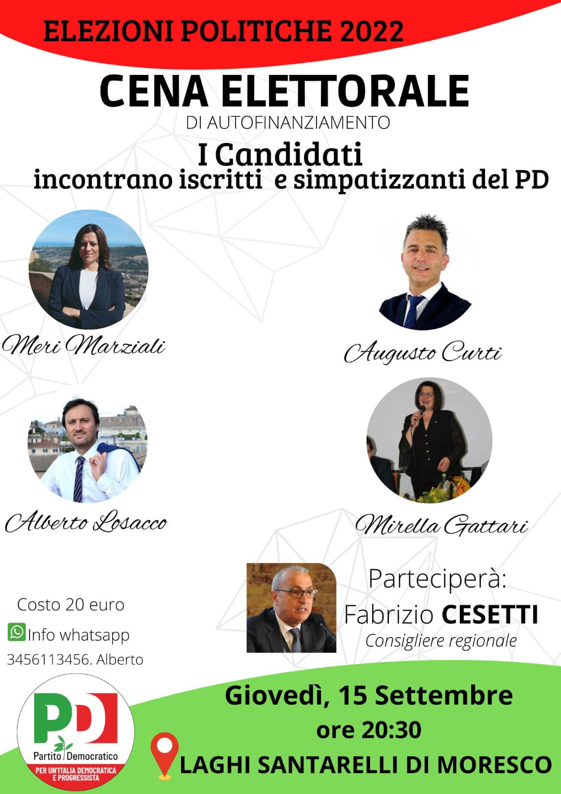 Al momento stai visualizzando CENA ELETTORALE IN VALDASO!