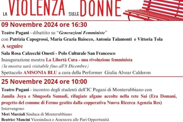 AL VIA LA RASSEGNA “NEMMENO CON UN FIORE” A MONTERUBBIANO