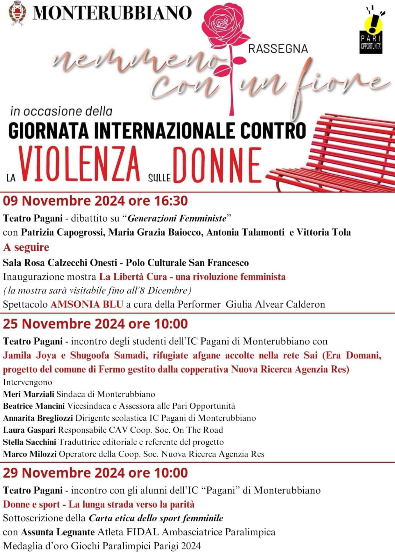 Al momento stai visualizzando AL VIA LA RASSEGNA “NEMMENO CON UN FIORE” A MONTERUBBIANO