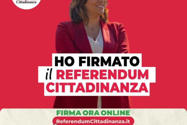 HO FIRMATO PER CAMBIARE LA LEGGE SULLA CITTADINANZA