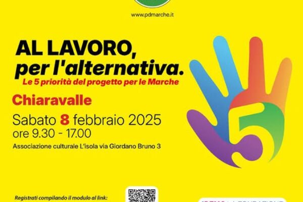 PD MARCHE. AL LAVORO PER L’ALTERNATIVA NELLE MARCHE