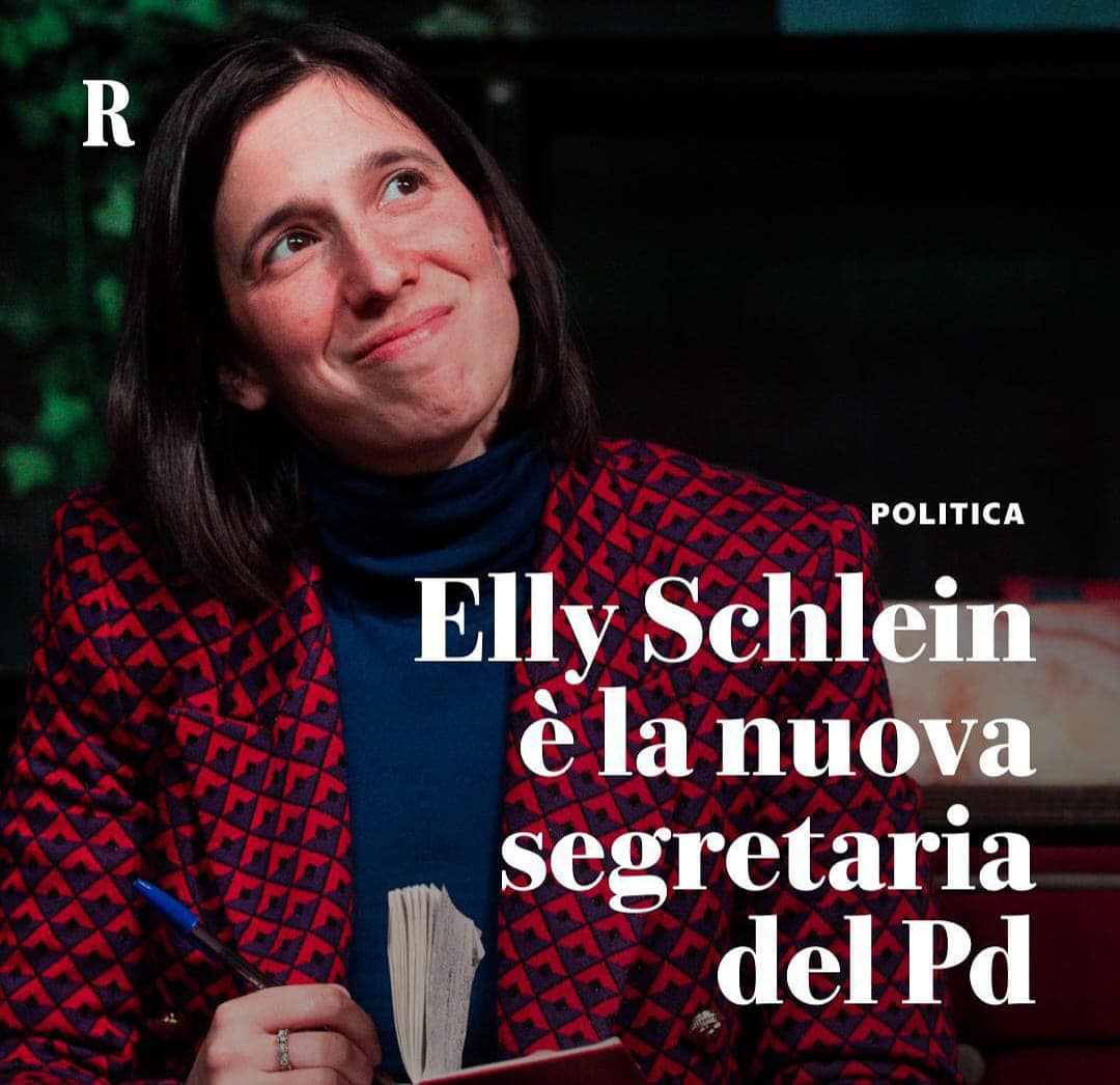 Al momento stai visualizzando Elly SCHLEIN è la nuova Segretaria Nazionale del Partito Democratico!